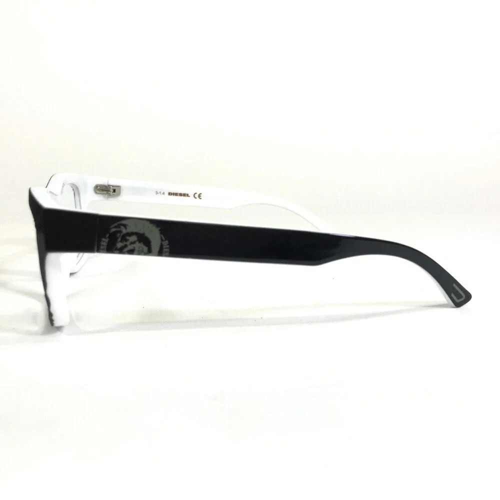 Diesel Eyeglasses Frames DL5034 Col.005 Grey White Ribbed Square 52-18-135